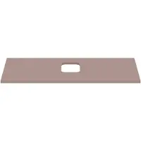Ideal standard i.life B Waschtischplatte, mit Ausschnitt, kombinierbar mit einem Schale, 1002x507x18mm, T5411NH, Farbe: Greige