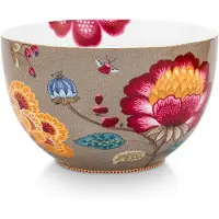 Pip studio Schüssel Home Bowl Blooming Tales Fantasy Khaki 23 cm