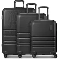 Redolz Pro ABS 4 Rollen Kofferset 3-teilig mit Dehnfalte