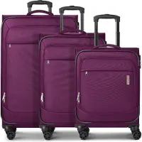Travelite Priego - 4-Rollen-Trolley Set 3tlg. (petrol)