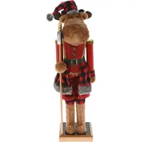 Koopman Nussknacker 82 cm Rentier Weihnachtsdekoration