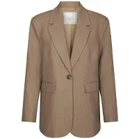 Neo Noir Damen Blazers Gaby Pinstripe Blazer - Bruin - Größe 38