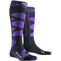 X-socks Ski Control 4.0 Women charcoal melange/purple (G079) 35-36