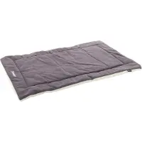 Flamingo Kissen Alisha flach rechteckig dunkel taupe, Maße: 100,5 x 63,5 x 2 cm