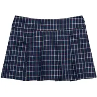 Superdry für Damen. W7210419A Marineblauer Plissee-Hosenrock (S), Lässig, Polyester