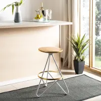 Safavieh Modern Bar & Counter Stool, in Gold and White