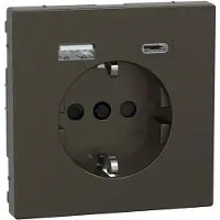 Merten Schuko Steckdose mit USB Ladegerät MEG2367-6052 (MEG2367-6052)