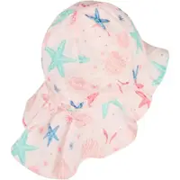 Sterntaler Sonnenhut "Sonnenhut Seestern", Mädchen, Gr. 51, rosa (zartrosa), Obermaterial: 50% Baumwolle CO. 50% Polyester PES., Hüte Sonnenhut
