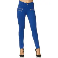 Elara Damen Stretch Hose Skinny Fit Jegging Chunkyrayan H86-16 Royal Blue 48 (4X