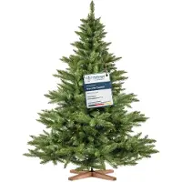 Merkloos Künstlicher Weihnachtsbaum Christbaum Tannenbaum - 180 cm - PVC-Nadeln - Nordmanntanne