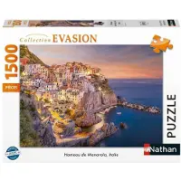 Ravensburger Nathan Erwachsenenpuzzle 1500 Teile – Motiv Manarola, Italien