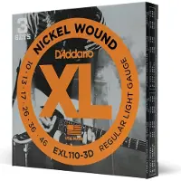 D'addario And Co EXL110 10-46 Regular Light E-Gitarrensaiten 3er-Pack