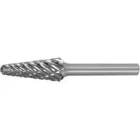 PFERD Frässtift KEL Ø 10 mm Kopflänge 20 mm Schaft-Ø 6 mm Hartmetall Verzahnung STEEL