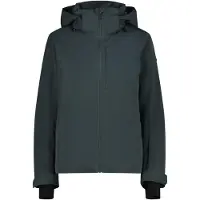 CMP Damen Skijacke Clima Protect mit abnehmarer Kapuze grün 42