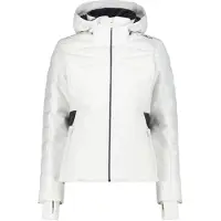CMP Damen Skijacke aus 4-Wege Stretch mit Kapuze weiss 40