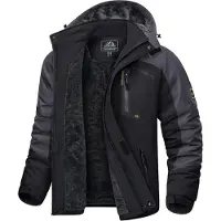 Merkloos Jacken aus wasserdichtem Softshell-Material, mit Fleece-Futter und abnehmbarer Kapuze