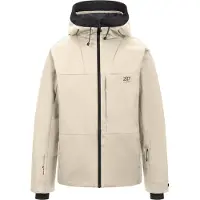 2117 of Sweden Humla Light Padded Herren Skijacke mit Kapuze beige S