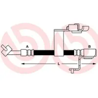 Brembo Bremsschlauch ESSENTIAL LINE T 24 034
