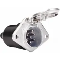 Hella Steckdose 24 V Flachstecker 7-polig 1185 N-Typ für u.a. JAEGER
