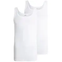 Ceceba Tank-Top 2Er Pack Classic Double Rib in weiss | Gr.: 6