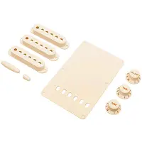 Fender Stratocaster-Ersatzteil-Set Aged White