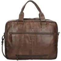 Bear design Cow Lavato Laptop-Tasche braun