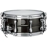 Tama Starphonic 14" x 6 Stahl-Snare-Drum schwarzer Stahl