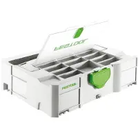 Festool Systainer T-LOC DF SYS 1 TL-DF Werkzeug Koffer lichtgrau koppelbar ( 497851 )