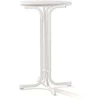 Sieger Stehbiertisch 70cm weiß Biertisch Standtisch Stehtisch Tisch Bier Steh klappbar