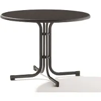 Sieger Mecalit Gartentisch klappbar ø 100 cm (h:73 cm)