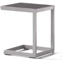 Sieger Beistelltisch Aluminium 45x35 cm