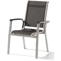 Sieger Calvi Stapelsessel Aluminium/Textilene