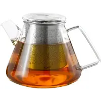 AdHoc Teekanne Cone Glas 1,5L Transparant 15 cm