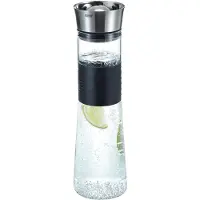 GEFU Karaffe "CASCADA", mundgeblasenes Borosilikatglas, 1 L