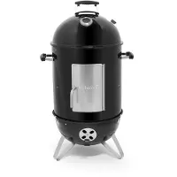 Barbecook Oskar M Smoker Holzkohlegrill aus Emaille schwarz D44 cm