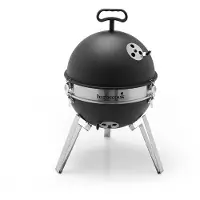 Barbecook Billy Holzkohlegrill schwarz Ø 30 cm Kugelgrill 3 Beine verschließbar