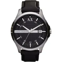 Armani Exchange Exchange AX2101 HAMPTON Uhr Herrenuhr Leder Datum schwarz