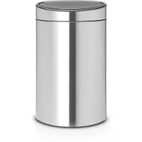 Brabantia 114809, 40 l, Ecke, Schwarz, Edelstahl, Kunststoff, Manuell, 435 mm