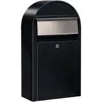 Bobi Briefkasten Grande S st9005 i Strukturiertes Schwarz