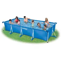 Intex 28274NP, 7127 l, Gerahmter Pool, Kind & Erwachsener, Leiter, Blau, 42,3 kg