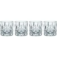 Nachtmann Whiskyglas "Whiskygläser Noblesse 245 ml 4er Set transparent" Erhöhte Bruchfestigkeit, Kristallglas, spülmaschinenfest