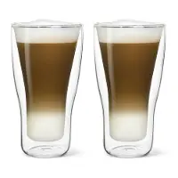 Luigi Bormioli Latte-Macchiato-Glas Thermic Glass Drink 340ml (2-Stück)
