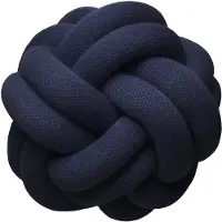 Design House Stockholm Knotenkissen Dunkelblau