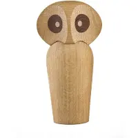 Architectmade Owl, 12 cm, Eiche natur