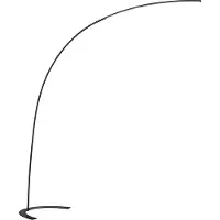 TRIO LED-Bogenlampe Shanghai schwarz