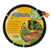 Hozelock 6764, 25 m, Über Boden, Schwarz, Nur der Schlauch, Gummi, 1,25 cm