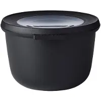 Mepal Multischüssel Cirqula - Mikrowellengeschirr - Multikom 500 ml - Nordic black - Meal prep box - Frischhaltedosen mit Deckel