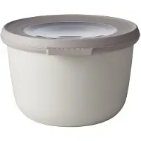 Mepal Multischüssel Cirqula - Mikrowellengeschirr - Multikom 500 ml - Nordic white - Meal prep box - Frischhaltedosen mit Deckel