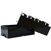 LEGO Aufbewahrung 8, Schwarz