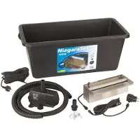 Ubbink Wasserfall Set Niagara 30 cm LED mit Pumpe